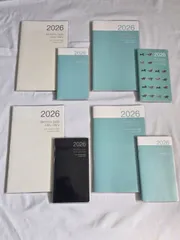 ナカバヤシ2026年マンスリータイプダイアリー カバータイプ 2冊セットのサムネイル