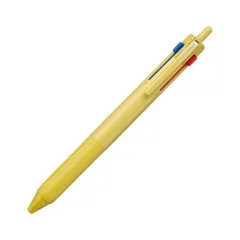 （まとめ） 三菱鉛筆ジェットストリーム 3色ボールペン 0.5mm （軸色：マスタード） SXE350705.3 1本 〔×5セット〕