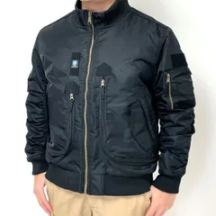 (6/13まで特価)ＵＳ．MA1．AIRFORCE、ブラック、フライトジャケット(新品）Ａ１０ＮZ-AFのサムネイル