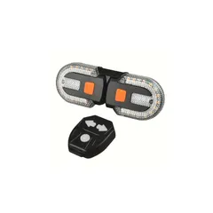 自転車LEDウインカー ワイヤレス式 USB充電式 テールライト 警告灯 事故防止 夜間走行 リモコン ウィンカー 方向指示器のサムネイル
