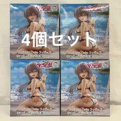 未開封 宇崎ちゃんは遊びたい! Desktop Cuteフィギュア 宇崎月 浜辺で水着 4個セット LF3822  f107