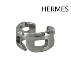 HERMES シルバー ドットデザインリング 61 | Mercari