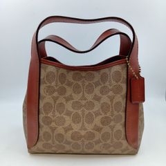美品 coach トートバッグ シグネチャー ハドリーホーボー 正規品