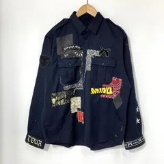 OVERDESIGN roarguns オーバーデザイン ロアーガンズ シャツ TWILL SH REMAKE B シャツブルゾン サイズ3 L ネイビー トップス A16089◆のサムネイル