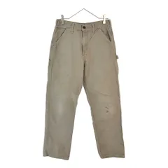 00年代 Carhartt カーハート ダック ペインターパンツ カーキ(メンズ W31 L34)中古 古着 X5717