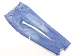 CECIL McBEE セシルマクビー ダメージ加工 デニムパンツ sizeS/水色 ■◇ レディース