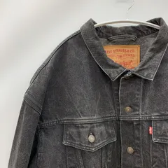Levi’s リーバイス ブラックデニムジャケット 70598-4159 Gジャン Lサイズ ヴィンテージ ウルグアイ製 オーバーサイズ メンズ _247023