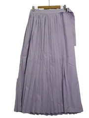 k05250124014　ブランド不明　Lサイズ　淡い紫　　スカート　ロング/マキシ　通年