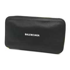 超極美品】バレンシアガ エブリデイ ラウンドファスナー 長財布 レザー
