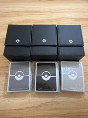 【a】【新品未使用】ポケモン　ポケットモンスター　ポケモンカードクラシック Classic デッキケース スリーブ 各種3個セット