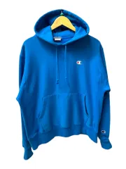 Champion (チャンピオン) プルオーバーパーカー 長袖 M ブルー メンズ/036