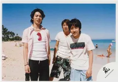 嵐 06年 ハワイ旅行 相葉雅紀/二宮和也/松本潤 公式写真 *1枚
