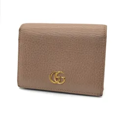 【倉吉店】 中古 GUCCI | グッチ GGマーモント レザーカードケース(コイン＆紙幣入れ付き) 456126 GGマーモント 【125】