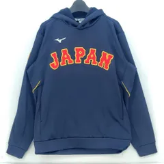 05w20247 ミズノ Mizuno  WBC 2026 JAPAN レプリカパーカー  ネイビー L  中国製 メンズ  パーカー  ポリエステル  【中古品】