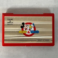 【管2603-171】任天堂 Nintendo GAME & WATCH ゲームウォッチ MICKEY&DONALD DM-53  ミッキー&ドナルド レトロ ビンテージ マルチスクリーン 昭和レトロ 1982年発売モデル 現状渡し 動作未確認 中古
