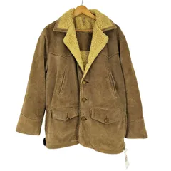 ユーズドフルギ USED古着 {{MERTON OXFORD}} cow leather カウレザー 裏ボア ムートンジャケット メンズ import：M 