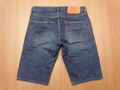 q78★リーバイス 554 ユーズド加工 ハーフジーンズ★W32 デニムショーツ