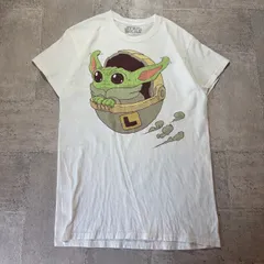 O-559 STARWARS スターウォーズ ベビーヨーダ グラフィックプリントTシャツ サイズS