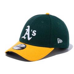 뉴에라 9FORTY 오클랜드 애슬레틱스 팀 컬러 OSFM (56.8-60.6cm) 1개 New Era 940 AC COLOR OAKATH GAME 25J 1pc