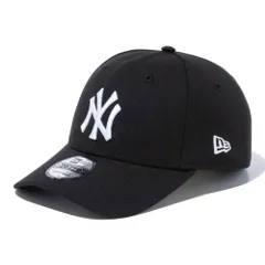 ニューエラ 9FORTY ニューヨーク・ヤンキース ブラック ホワイト OSFM (56.8-60.6cm) 1個 New Era 940 NEYYAN BLK SWHI 25J 1pcのサムネイル