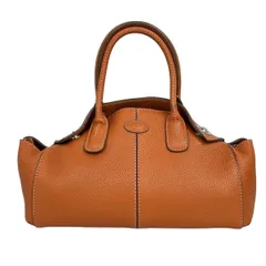 TOD'S(トッズ) トートバッグ - オレンジ 2way レザー