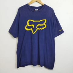 USA製】FOX Racing フォックスレーシング Tシャツ ネイビー L - メルカリ