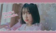 CUTIE STREET 히타무키 신데렐라! MV 공개 기념 래플 복권 사쿠라바 하루카 [H상] 클리어 카드 B