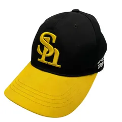 ■ 福岡ソフトバンクホークス キャップ 帽子 ブラック×イエロー フリー