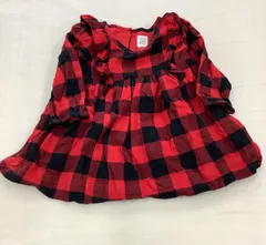 【70㎝】babyGAPブロックチェックトップス