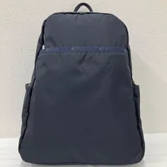 881　LeSportsac　レスポートサック　デイリーバックパック　DAILY BACKPACK　ディープシーブルー　リュックサック　リュック　バックパック　ネイビー　紺　レディース　メンズ　ユニセックス　無地　シンプル　きれいめ　カジュアル　ポケット多数