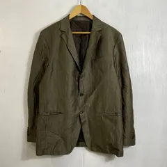 Salvatore Ferragamo サルバトーレフェラガモ テーラードジャケット 古着 VINTAGE イタリア製 レーヨン メンズ 50 ブラウン系 C769のサムネイル