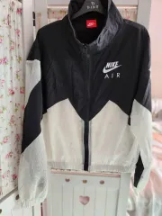 ナイキ エア ブラック/ホワイト ウィンドブレーカー ジャケット free
