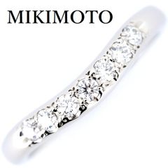 ミキモト ダイヤモンド エタニティ リング Pt950 0.25ct 4.9g - メルカリ