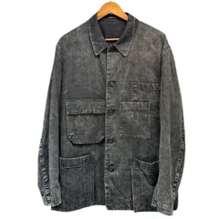 Y's for men ワイズフォーメン 24AW BLEACHING DENIM BLOUSON WITH 5-POCKETS⁠ ブリーチデニムジャケット MO-Y05-018 2 ブラック 15272のサムネイル