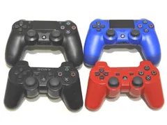 全て動作未確認 SONY プレイステーション PS3 PS4 ワイヤレス コントローラー 4個 ◇ CUH-ZCT2J / CECHZC2J ブラック ブルー レッド ▼8C