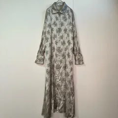 JEANASIS ジーナシス ワンピース サイズF レーヨン混 シルバー　　　　T-137