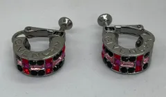 【中古品・現状品】GIVENCHY ジバンシー 　ヴィンテージ　イヤリング　ラインストーン　1か所無　A-247