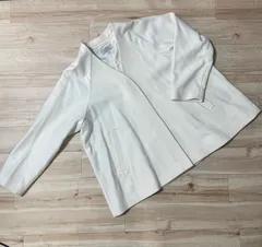 【美品】JOURNAL STANDARD relume ジャーナルスタンダード レリューム ウール コート サイズ36 ホワイト アウター A02196Y