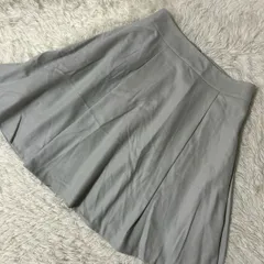 UNTITLED フレアスカート グレー 4 シンプル キレイめ 清楚 上品