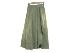 k05241211102　ECLATROIS　Mサイズ　Green　　スカート　ロング/マキシ　通年