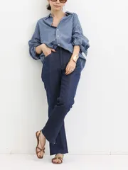 アパルトモン L'Appartement  E.L.V. DENIM  フレア デニム FLARE DENIM サイズ25 M レディース 新品 エーエルヴィーデニム デニムパンツ 美脚 定価6.8万 6M053のサムネイル