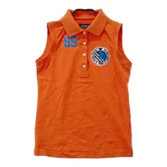 サイズ：00 PEARLY GATES パーリーゲイツ  ノースリーブポロシャツ  オレンジ系 [240101552287] ゴルフウェア レディース ストスト
