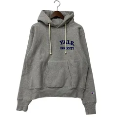 【中古品】Champion チャンピオン REVERSE WEAVE 赤単タグ復刻 YALE UNIVERSITY HOODED SWEATSHIRT リバースウィーブ フーデッド スウェットシャツ パーカー【148-260319-kh-07-izu】