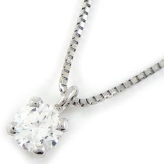 新品】K18WG バケットカット ダイヤ ネックレス 0.320ct 鑑別書付 