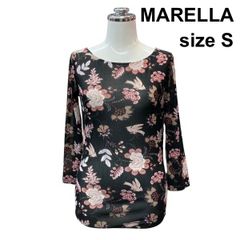 新品【Max Mara 】MARELLA ピュアシルク100% ブラウス花柄38 - メルカリ
