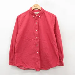 古着 ジェイクルー 長袖 シャツ レディース 90年代 90s コットン ボタンダウン USA製 赤【spe】 26feb09のサムネイル