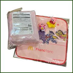 未使用●マクドナルド●2026年 福袋 2点 ハッピーセットカービィ2点まとめて 保冷バッグ ハンカチ Francfranc