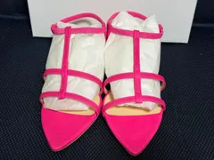 アウトレット MODE ET JACOMO carino（モード エ ジャコモ カリーノ）ポインテッドトゥTストラップサンダル （ピンク）L/24.5CM 中古美品/送料無料/激安処分のサムネイル