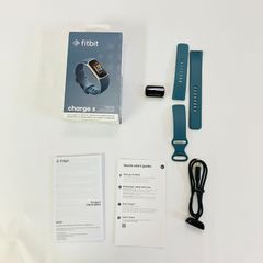 【ジャンク】Fitbit Charge 5 スチールブルー-プラチナ Suica対応 GPS搭載 健康指標ダッシュボード 心拍計測と睡眠スコア 活動量計