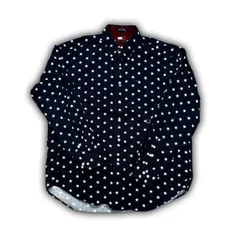 【Tommy Hilfiger】90's Stars pattern flannelshirts トリーヒルフィガー 90年代 星柄 コットンネルシャツ